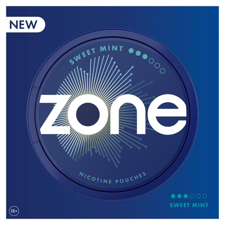 Zone Sweet Mint Nicotine Pouch 10mg - Case of 5