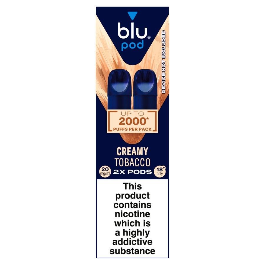 Blu Bar Creamy Tobacco Refill Pods 20mg - Case of 10