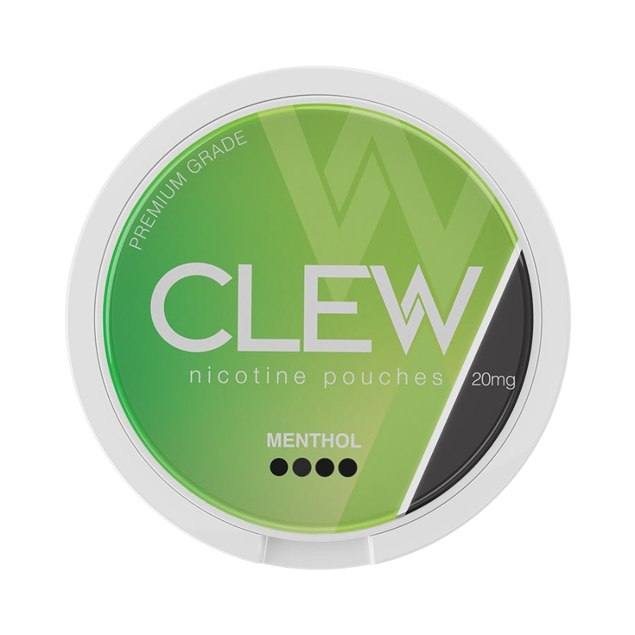 Clew Nicotine Pouches Menthol - Case of 5