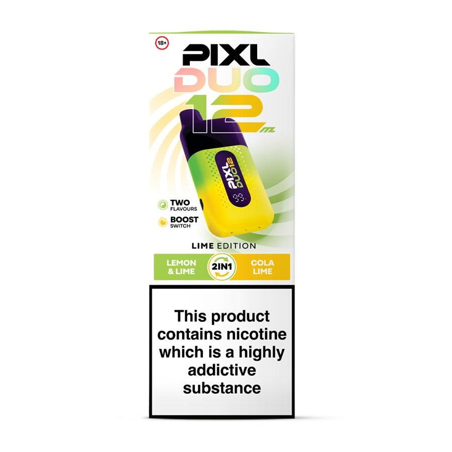 PIXL Duo 12 Lime Edition Vape Pod- Case of 5