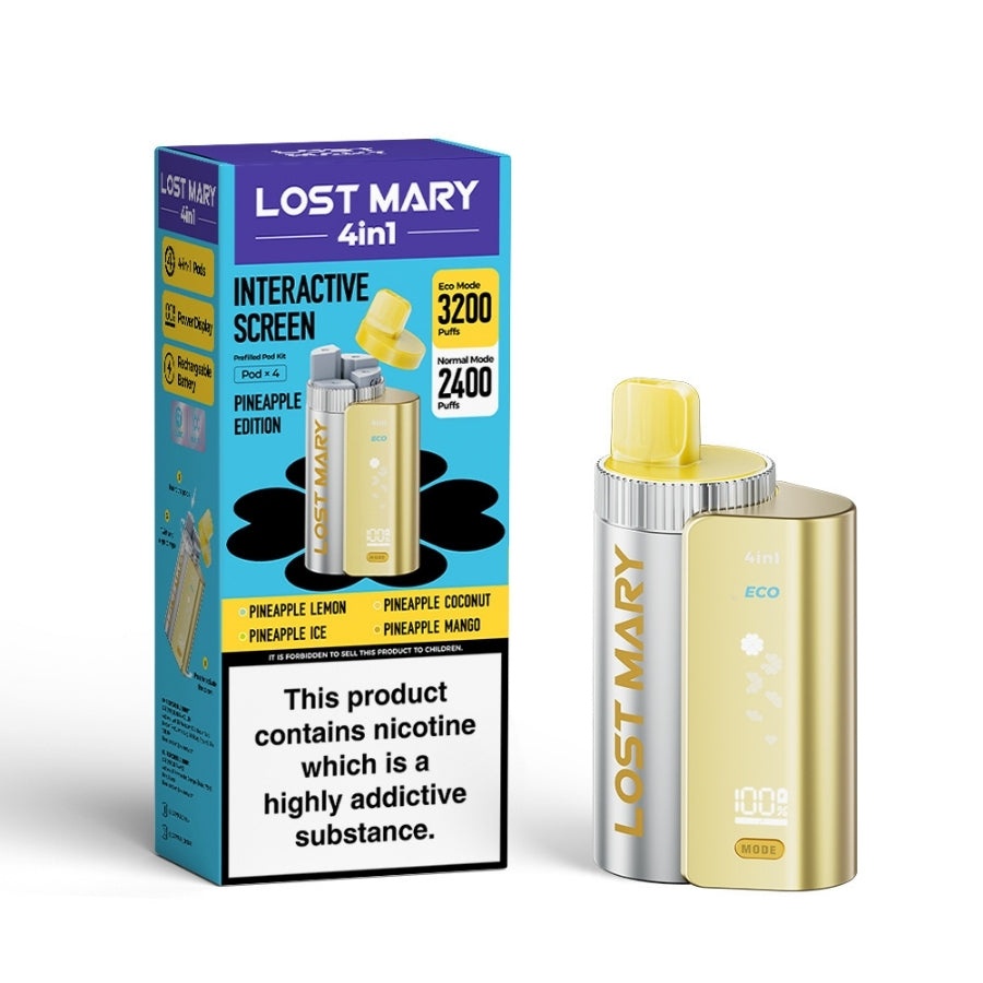 Lost Mary 4 in 1 Kit Pineapple Edition - Case of 5