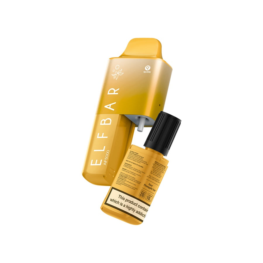 ELFBAR AF5000 Vape Kit, Sour Pineapple Ice - Case of 5