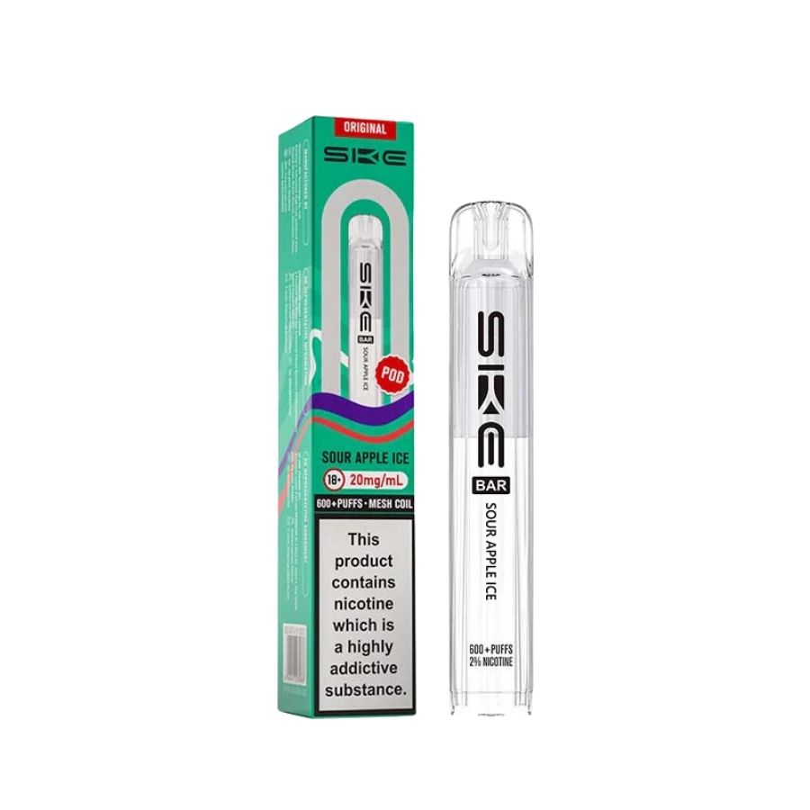 SKE BAR Sour Apple Ice Prefilled Pod - Case of 10