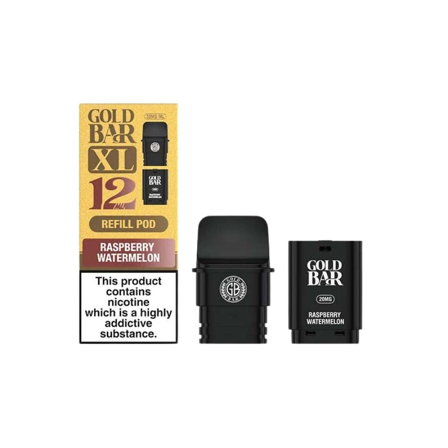 Gold Bar XL Raspberry Watermelon Refill Pod - Case of 5
