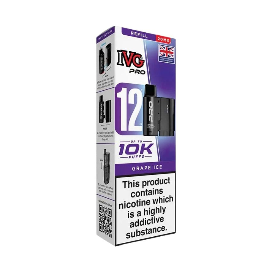 IVG Pro 12 Grape Ice Pods - Case of 5