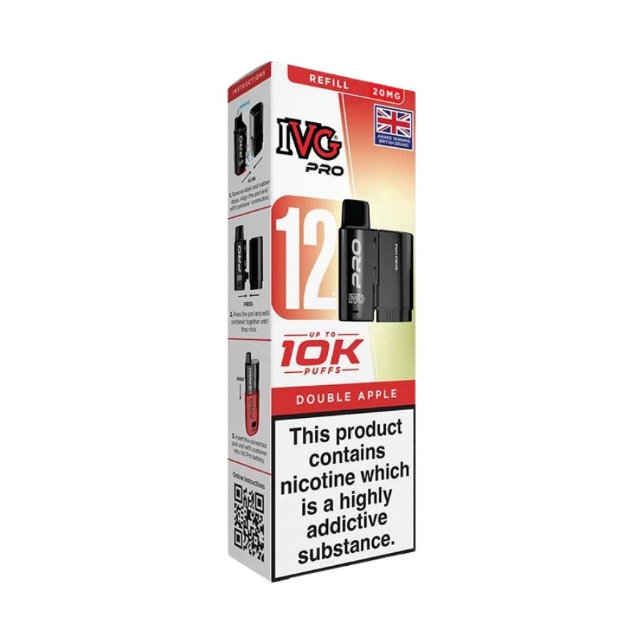 IVG Pro 12 Double Apple Pods - Case of 5