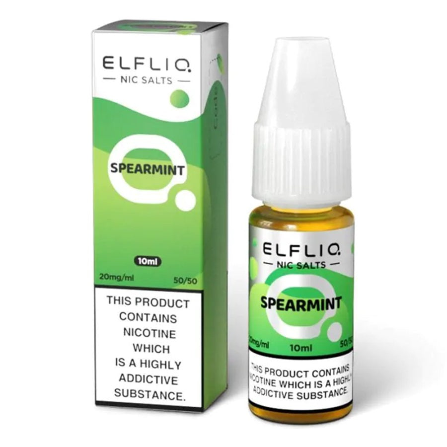 ELFBAR ElfLiq Spearmint Nic Salt E-Liquid 10ml - Case of 10