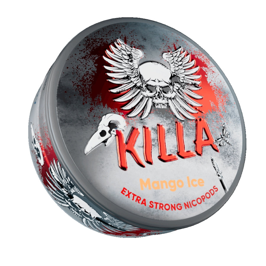 Killa Mango Ice Nicotine Pouches 16.5mg - Case of 10