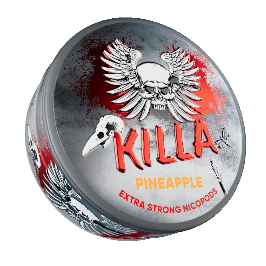 Killa Pineapple Nicotine Pouches 16.5mg - Case of 10