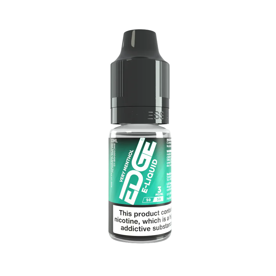 Edge Very Menthol 50/50 10ml E-liquid 3mg - Case of 5