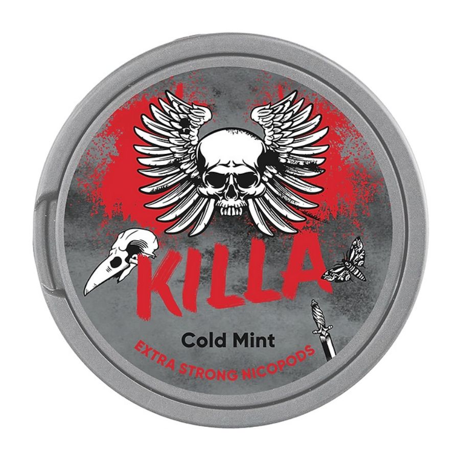 Killa Cold Mint Nicotine Pouches 16mg - Case of 10