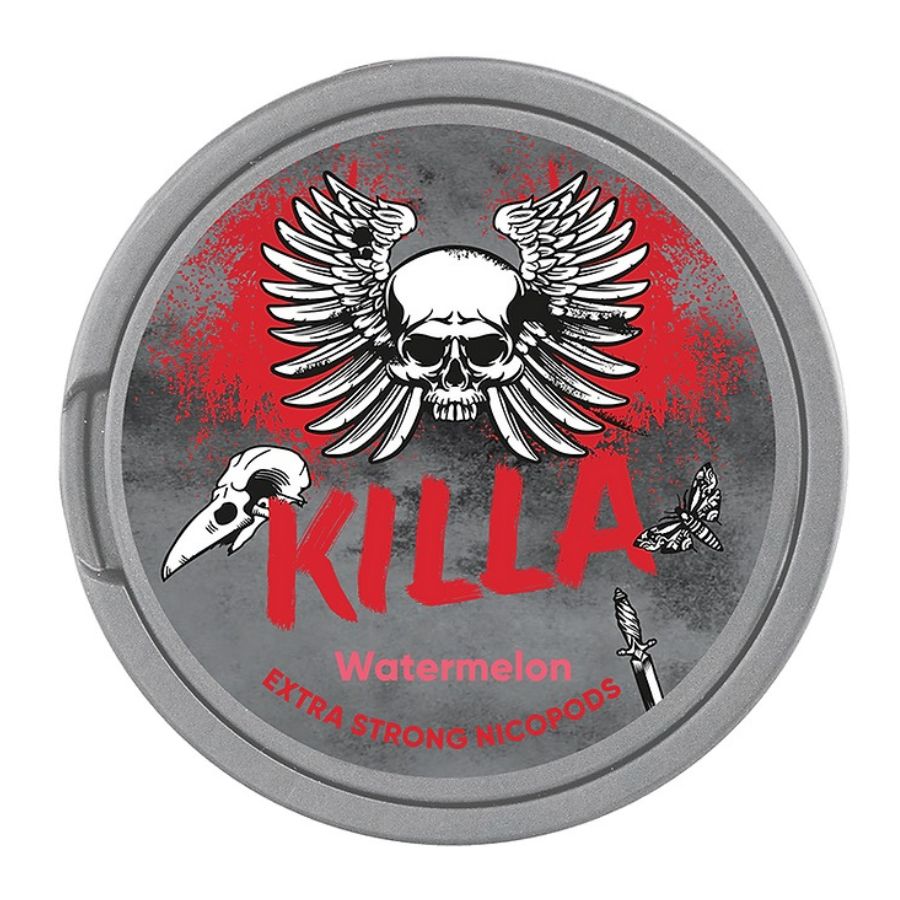 Killa Watermelon Nicotine Pouches 16mg - Case of 10