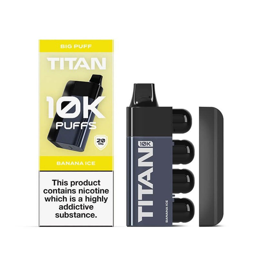 Titan 10K Banana Ice Prefilled Pod Kit - Case of 5