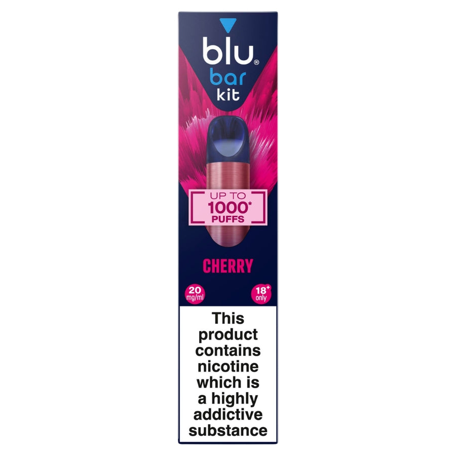 Blu Bar Cherry Vape Pod Kit 20mg - Case of 10