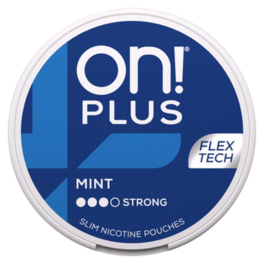 On! Plus Mint Nicotine Pouches - Case of 5