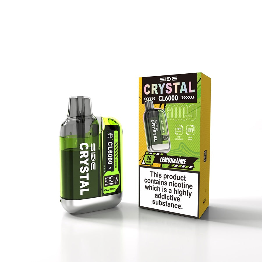 SKE Crystal CL6000 Lemon Lime Kit - Case of 6