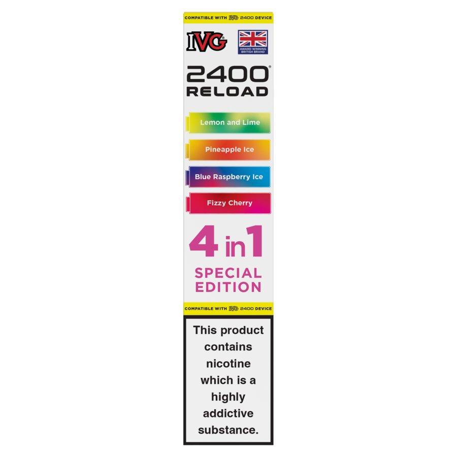 IVG 2400 Reload 4-in-1 Pods Special Edition - Case of 5