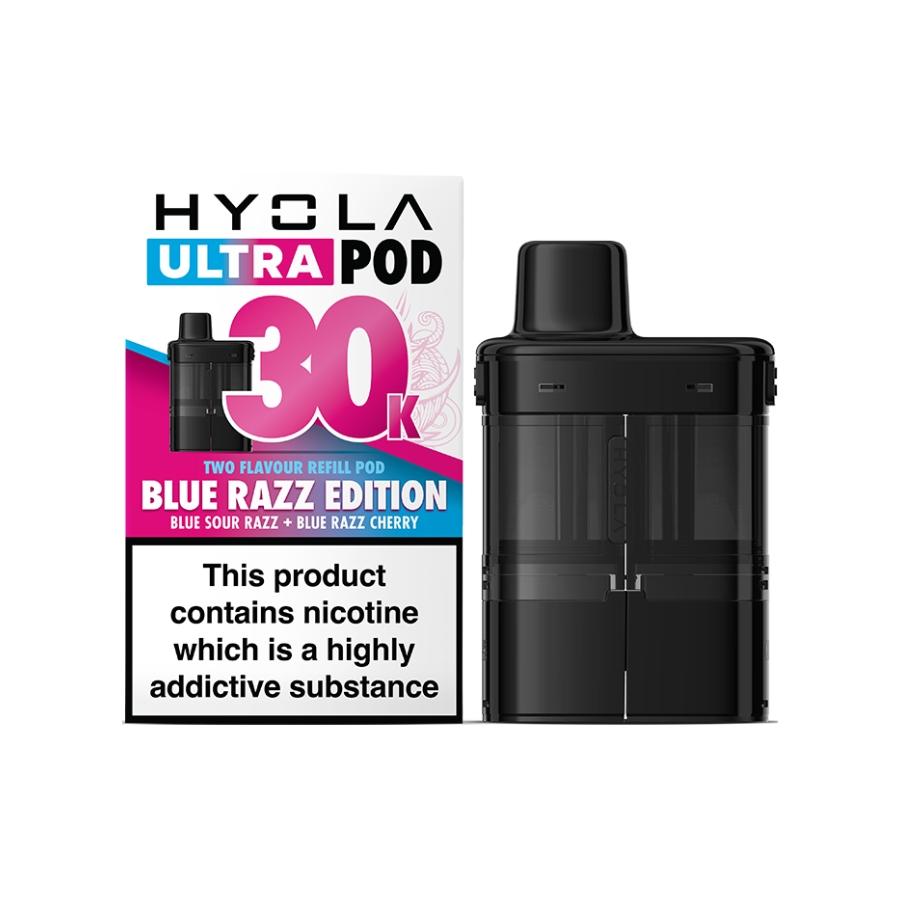 Hyola Ultra 30K Blue Razz Edition Refill Pack - Case of 5