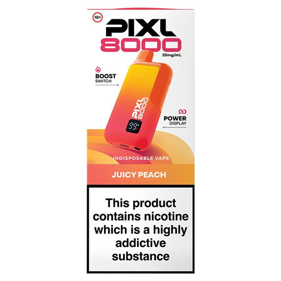 PIXL 8000 Juicy Peach Pod Kit - Case of 5