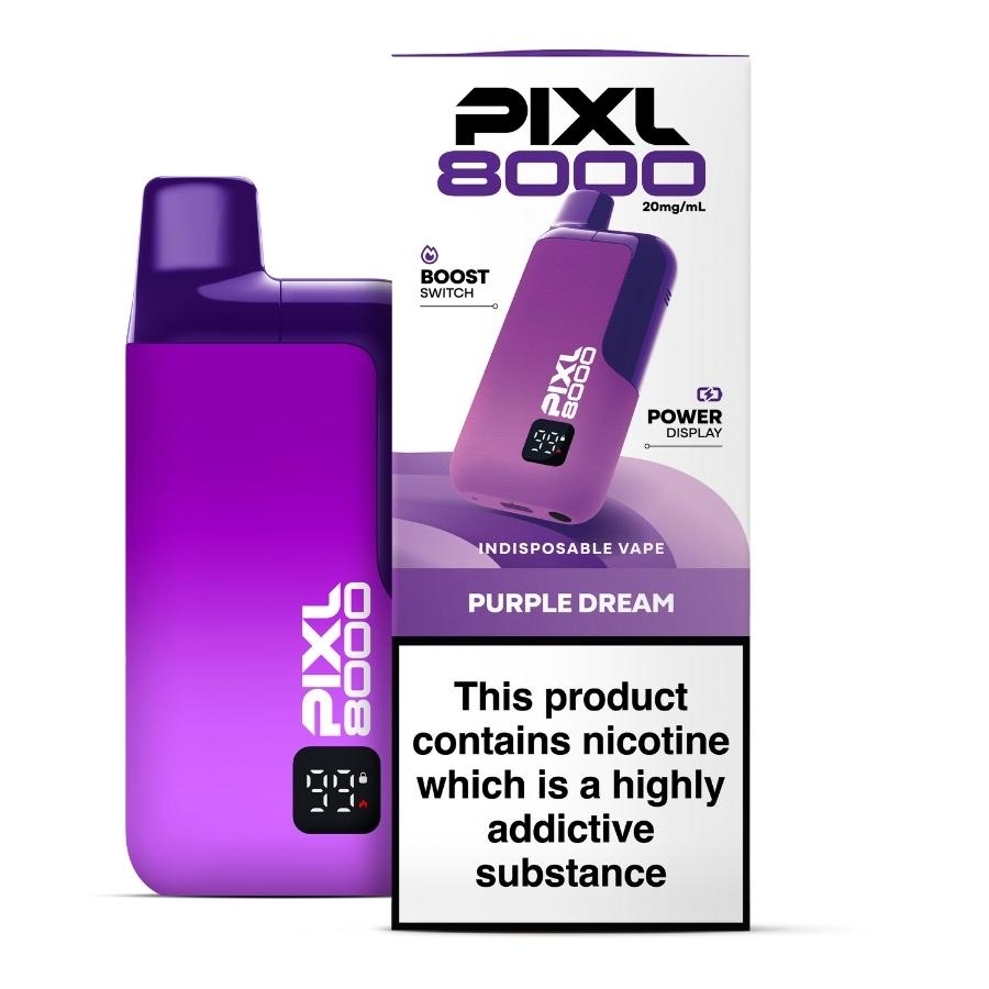 PIXL 8000 Purple Dream Pod Kit - Case of 5