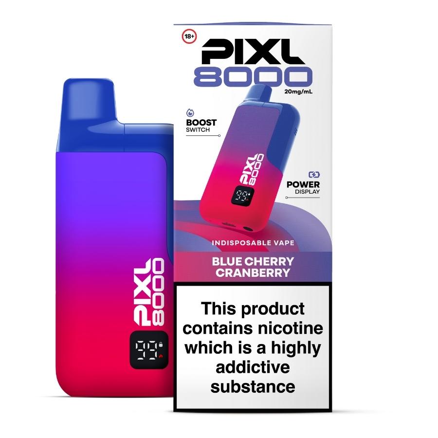 PIXL 8000 Blue Cherry Cranberry Pod Kit - Case of 5
