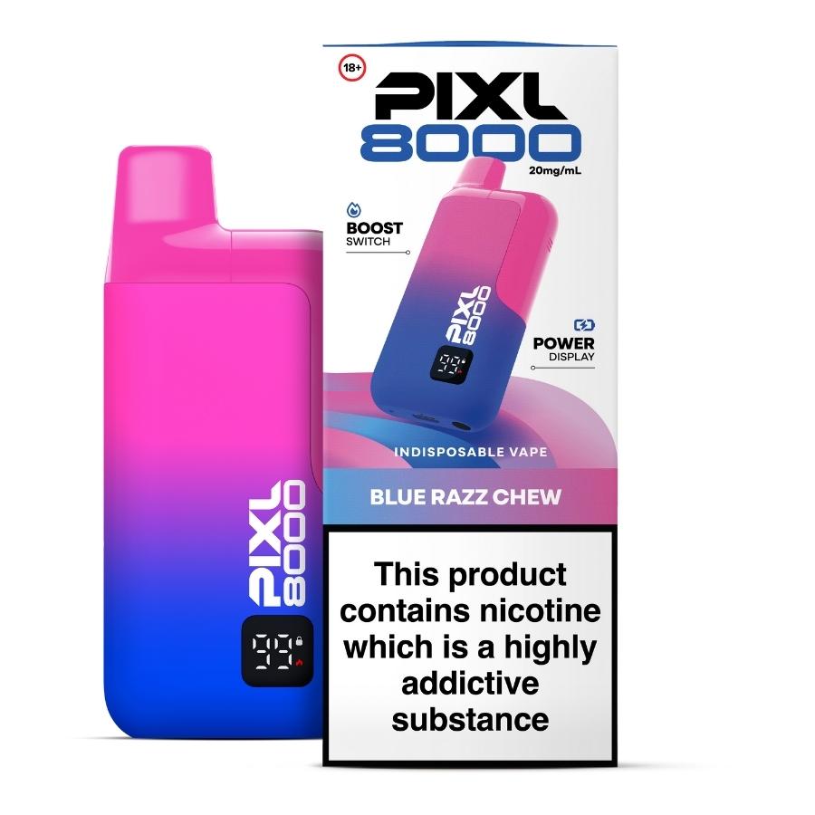 PIXL 8000 Blue Razz Chew Pod Kit - Case of 5