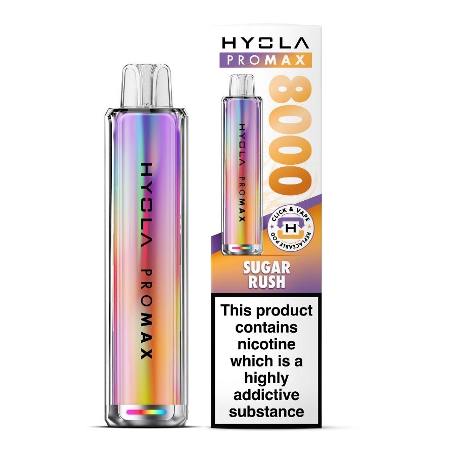 Hyola Pro Max 8000 Sugar Rush Vape Kit - Case of 5