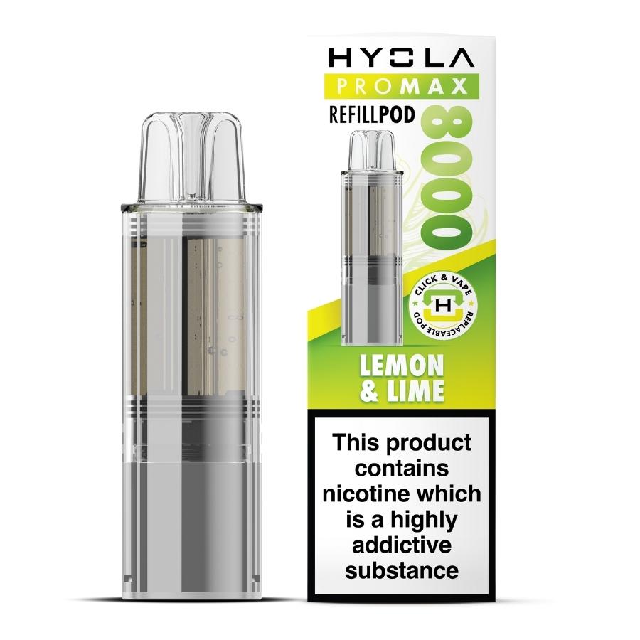 Hyola Pro Max 8000 Lemon Lime Refill - Case of 5