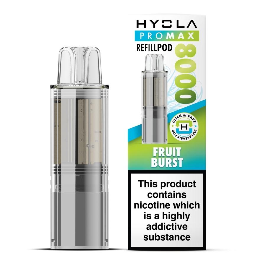Hyola Pro Max 8000 Fruit Burst Refill - Case of 5