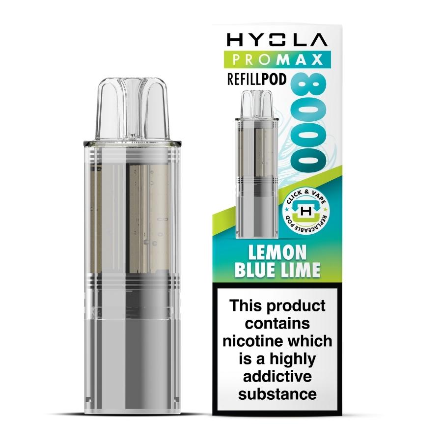 Hyola Pro Max 8000 Lemon Blue Lime Refill - Case of 5