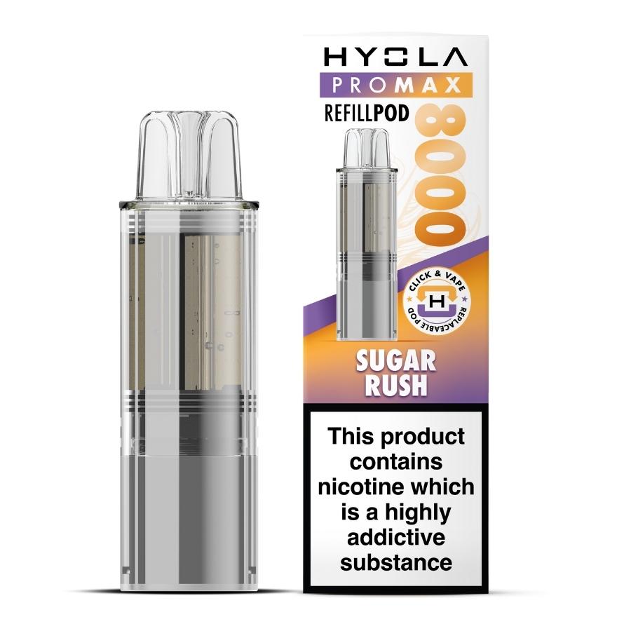 Hyola Pro Max 8000 Sugar Rush Refill - Case of 5