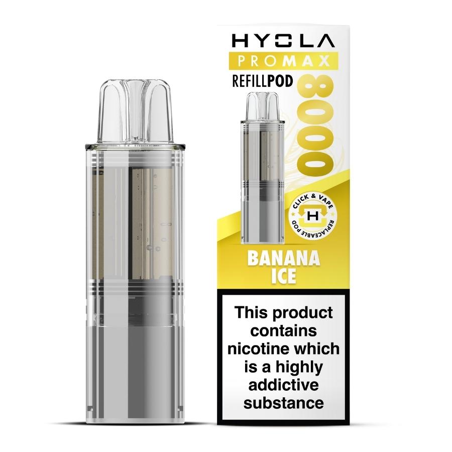 Hyola Pro Max 8000 Banana Ice Refill - Case of 5