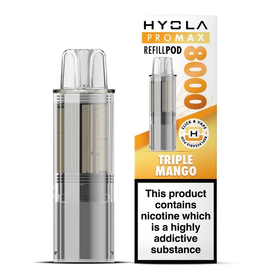 Hyola Pro Max 8000 Triple Mango Refill - Case of 5