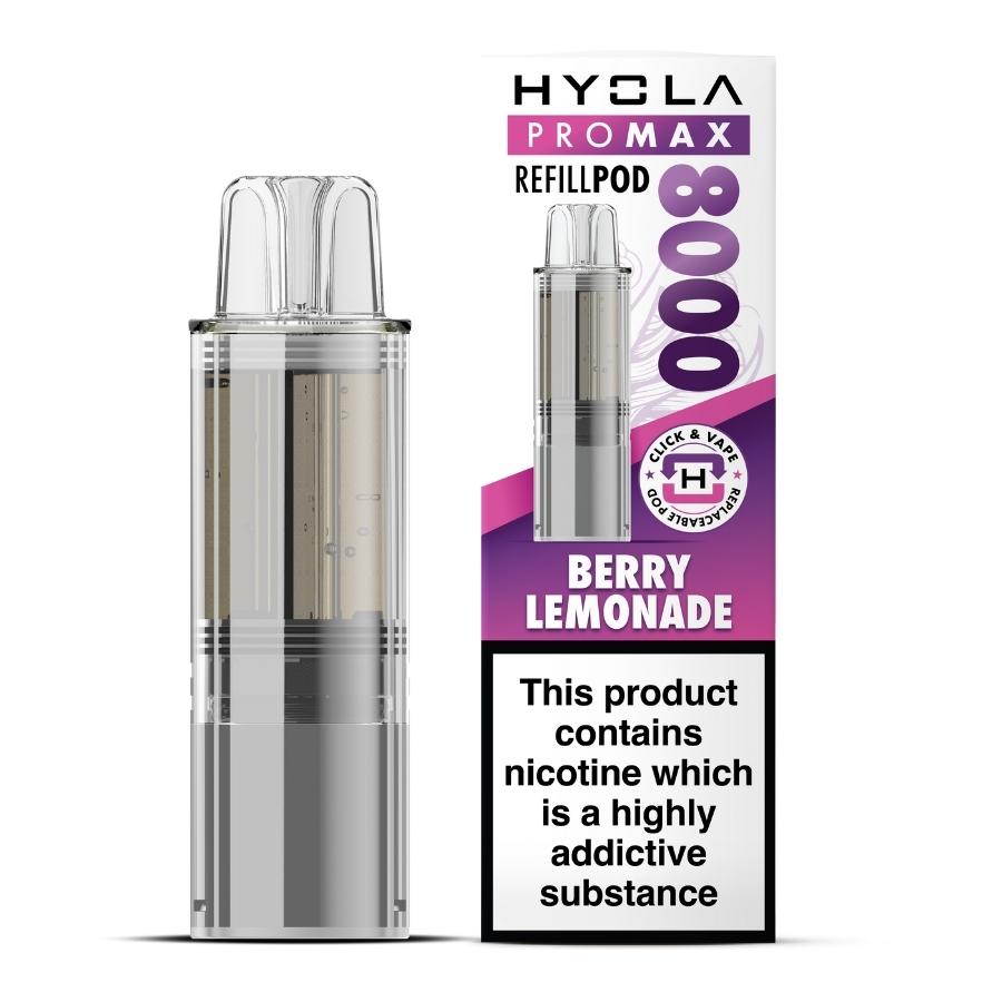 Hyola Pro Max 8000 Berry Lemonade Refill - Case of 5