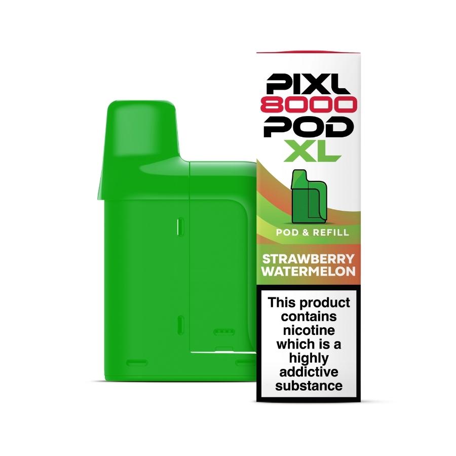 Pixl 8000 Strawberry Watermelon Prefilled Pod + Refill - Case of 5