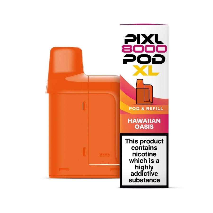 Pixl 8000 Hawaiian Oasis Prefilled Pod + Refill - Case of 5