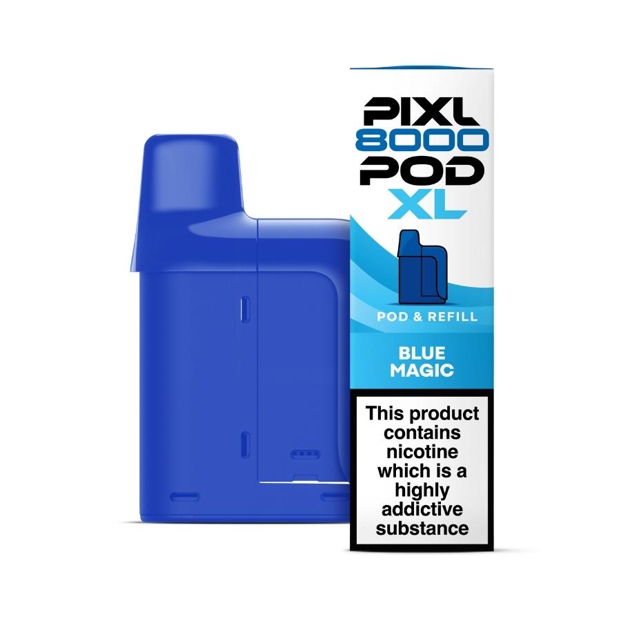 Pixl 8000 Blue Magic Prefilled Pod + Refill - Case of 5