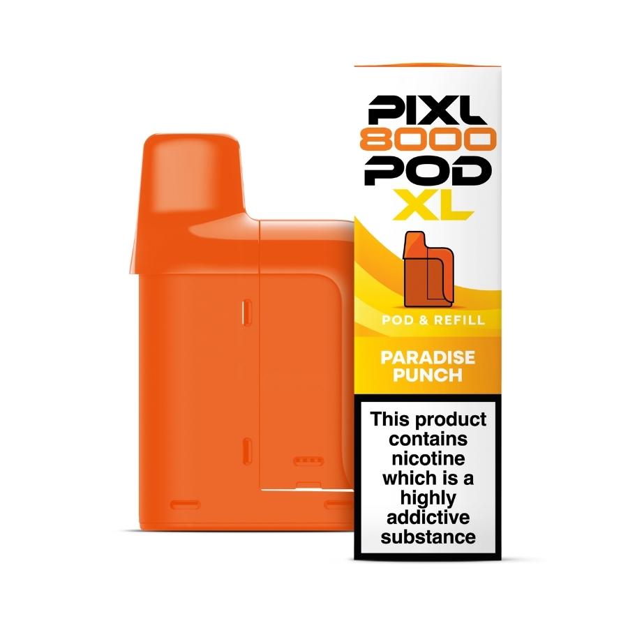 Pixl 8000 Paradise Punch Prefilled Pod + Refill - Case of 5