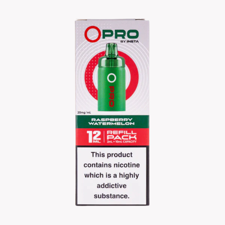 Insta O Pro Raspberry Watermelon Refill Pack - Case of 5