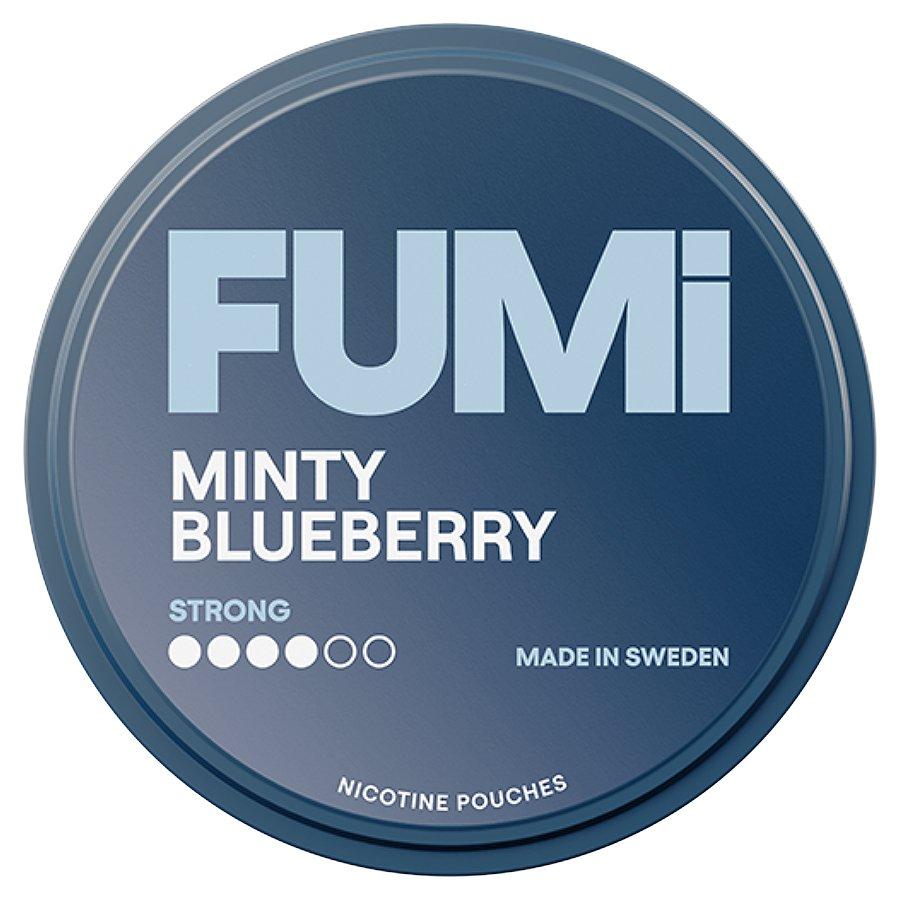 FUMI Minty Blueberry Nicotine Pouches 14mg - Case of 10