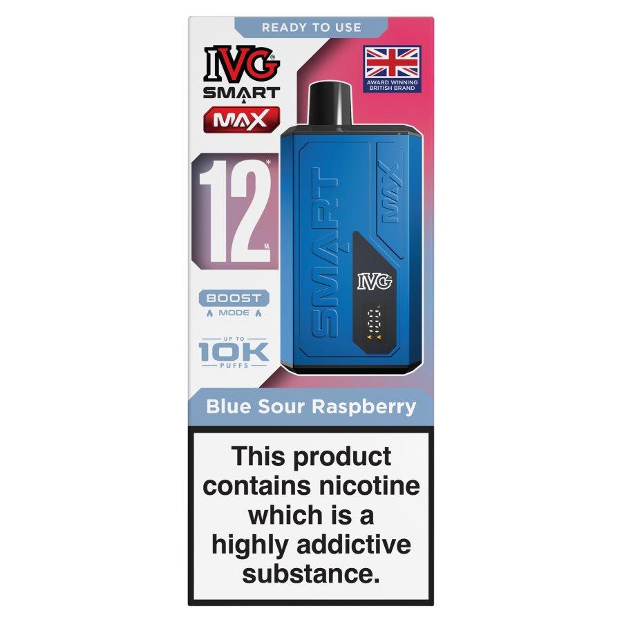 IVG Smart Max Blue Sour Raspberry Vape Kit - Case of 5