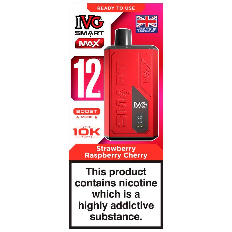 IVG Smart Max Strawberry Raspberry Cherry Vape Kit - Case of 5