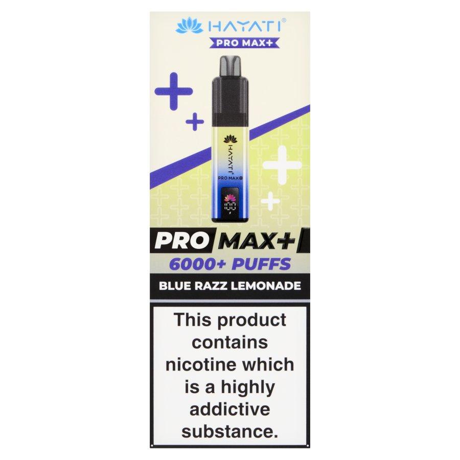 Hayati Pro Max Blue Razz Lemonade Vape Kit - Case of 5