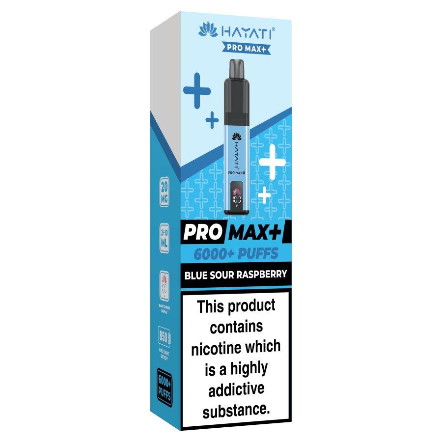 Hayati Pro Max Blue Sour Raspberry Vape Kit - Case of 5