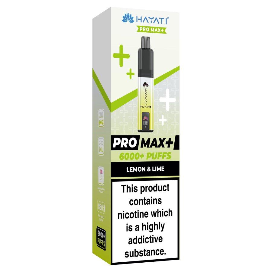 Hayati Pro Max Lemon & Lime Vape Kit - Case of 5