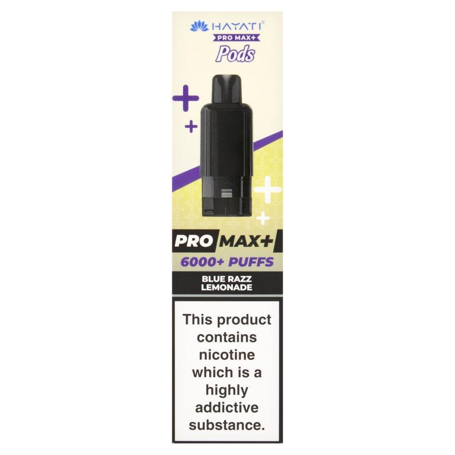 Hayati Pro Max Blue Razz Lemonade Prefilled Pod + Refill -Case of 5