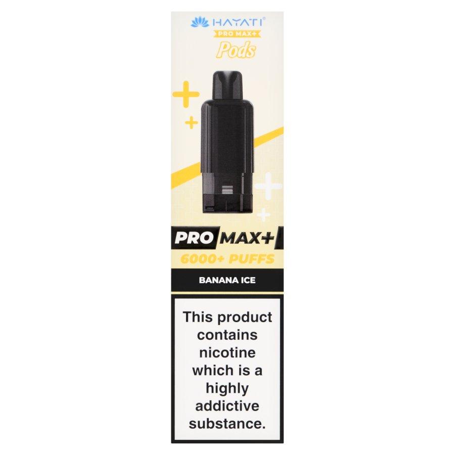 Hayati Pro Max Banana Ice Prefilled Pod + Refill -Case of 5