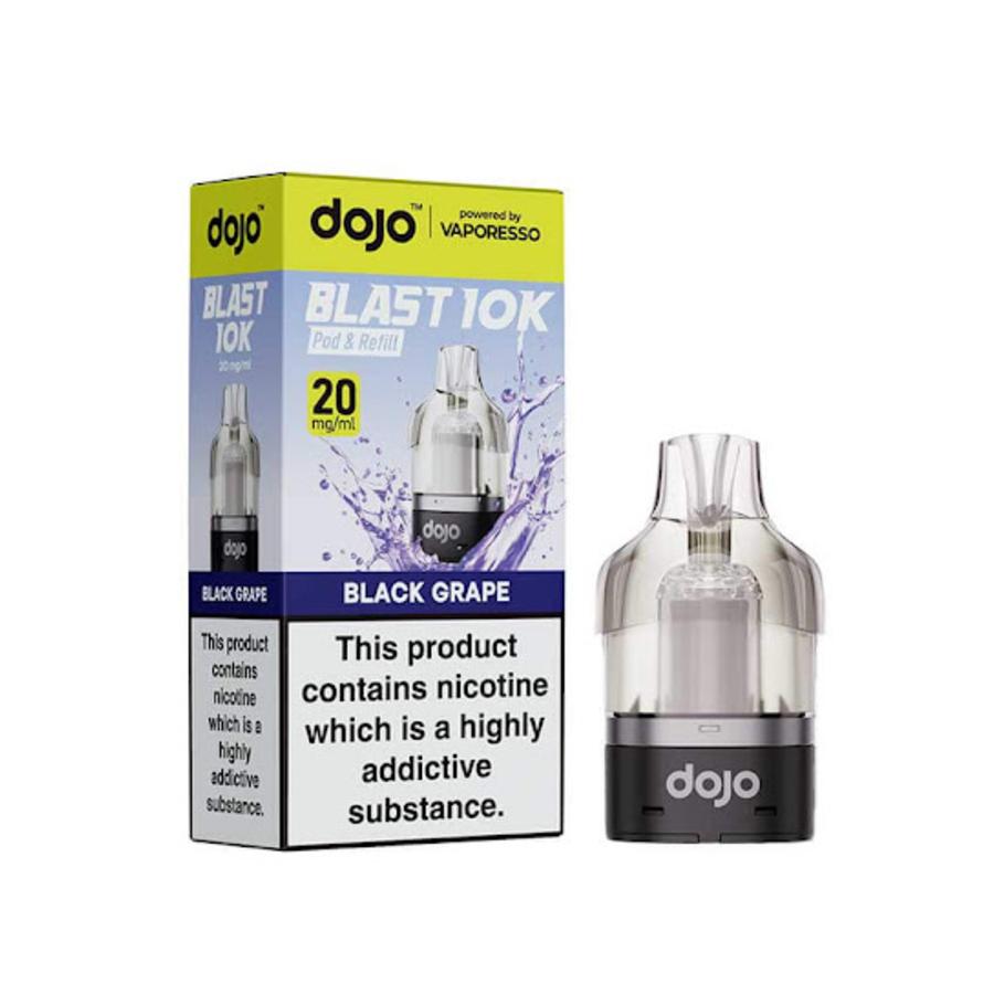 Dojo Blast 10K Pod Black Grape Refill pack - Case of 5