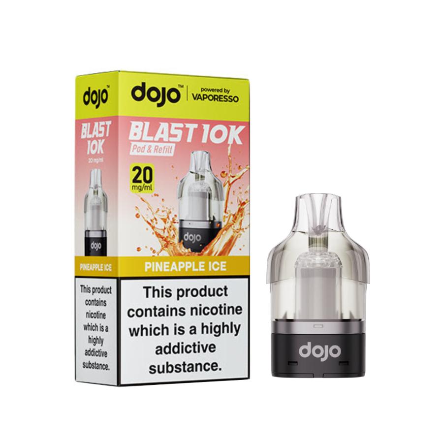 Dojo Blast 10K Pod Pineapple Ice Refill Pack - Case of 5