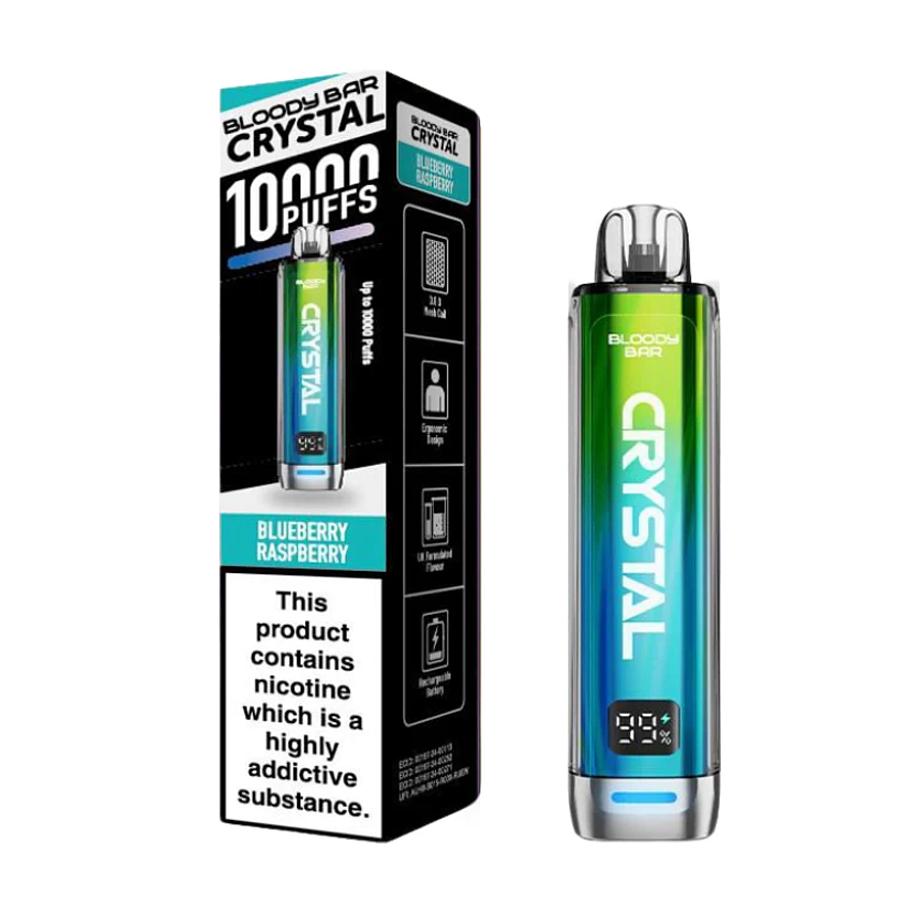 Bloody Bar Crystal 10K Blueberry Raspberry Refill Pods - Case of 5